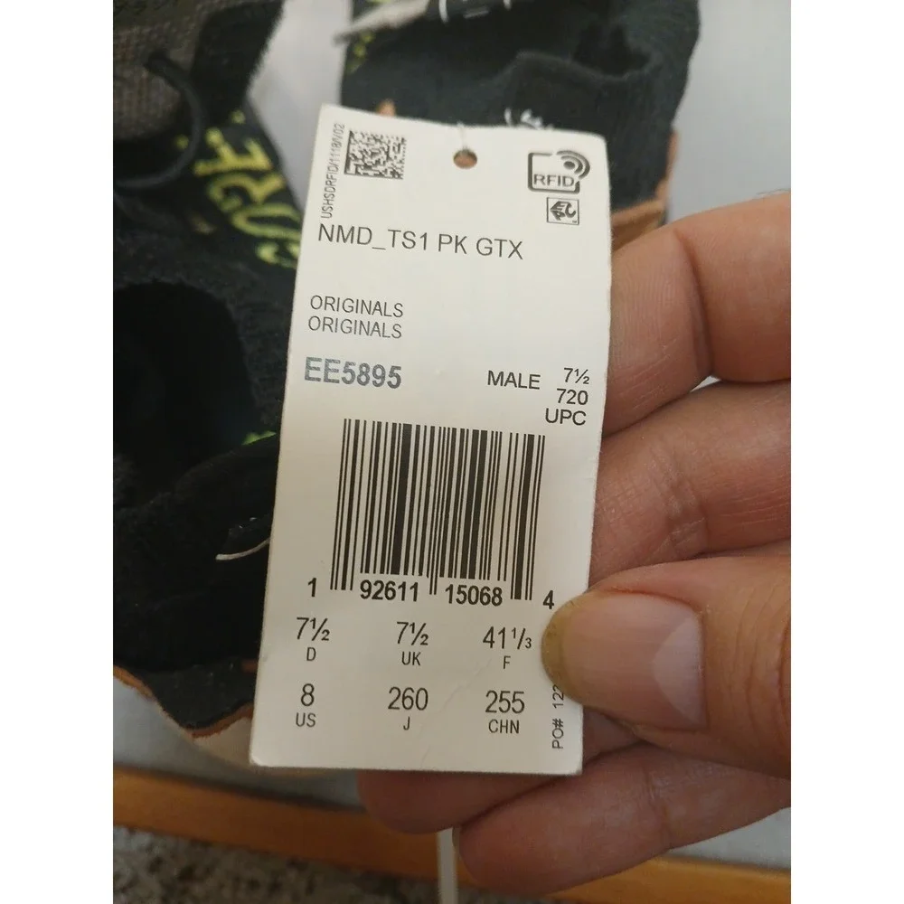 Size 8- adidas NMD_TS1 Gore-Tex Core Black 2019 EE5895 NEW!!